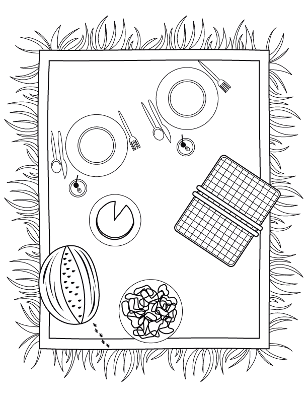 612x792 Summertime Coloring Pages Make And Takes