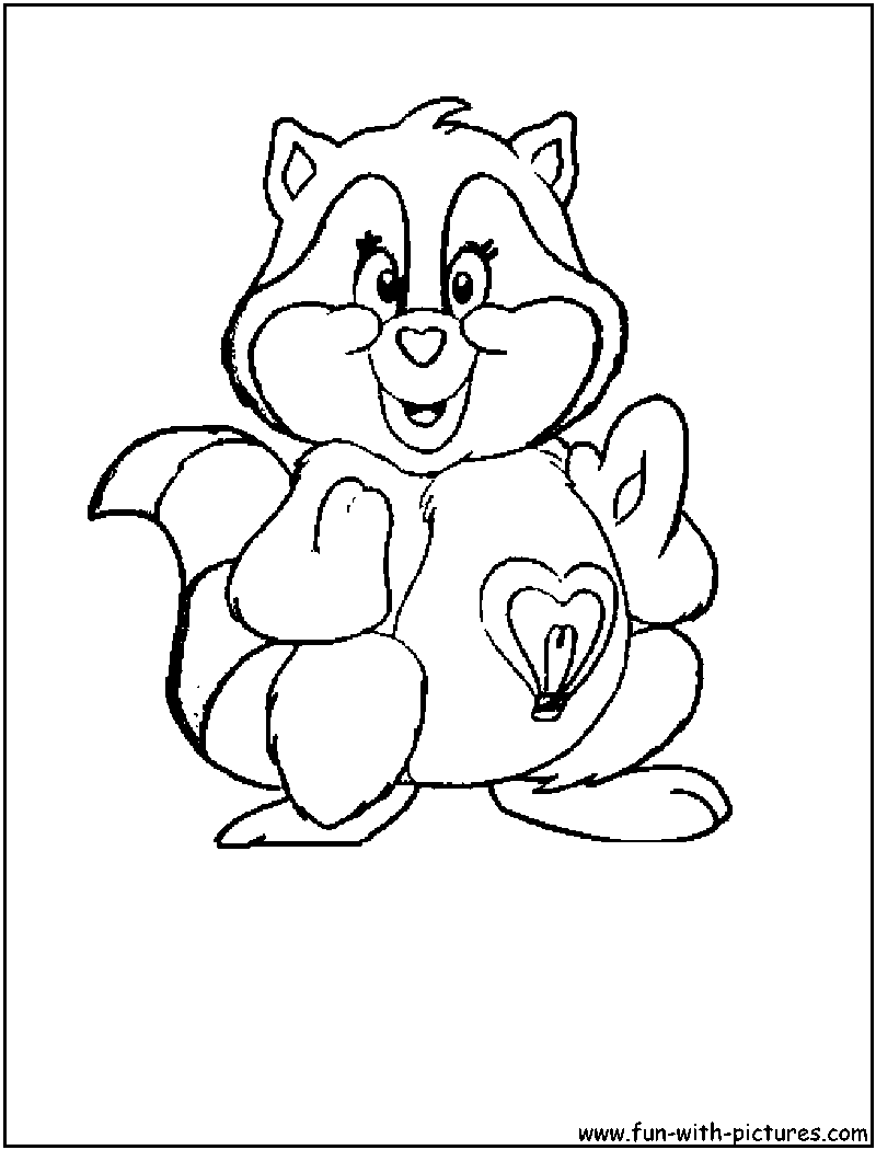 800x1050 Care Bear Cousins Coloring Pages