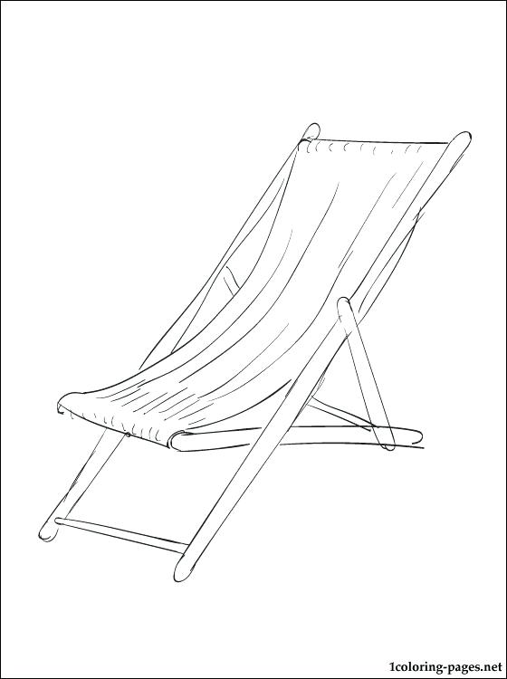 560x750 Coloring Pages Beach Beach Chair Coloring Page Coloring Pages