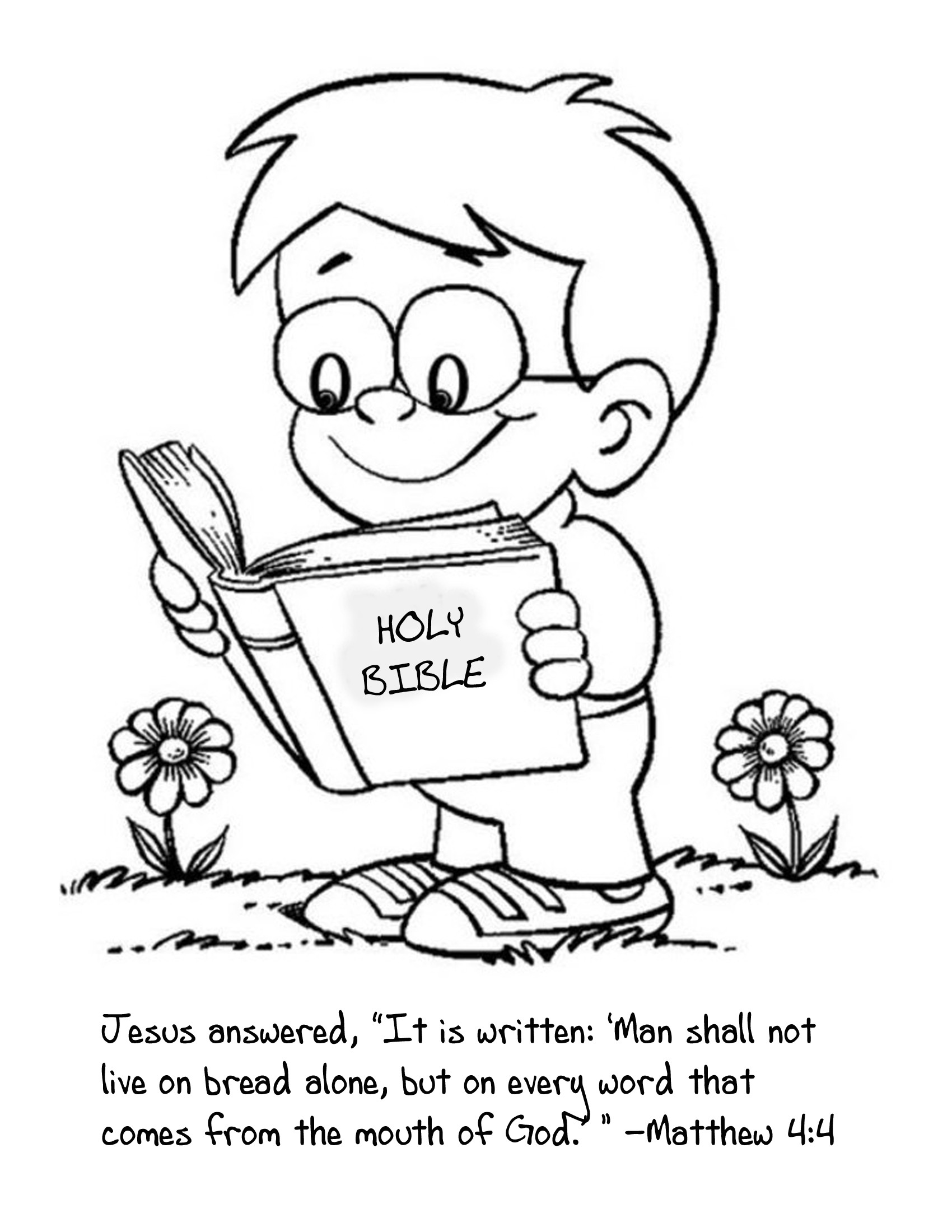 1700x2200 Coloring Pages Child Reading Bible New Cute Coloring Page