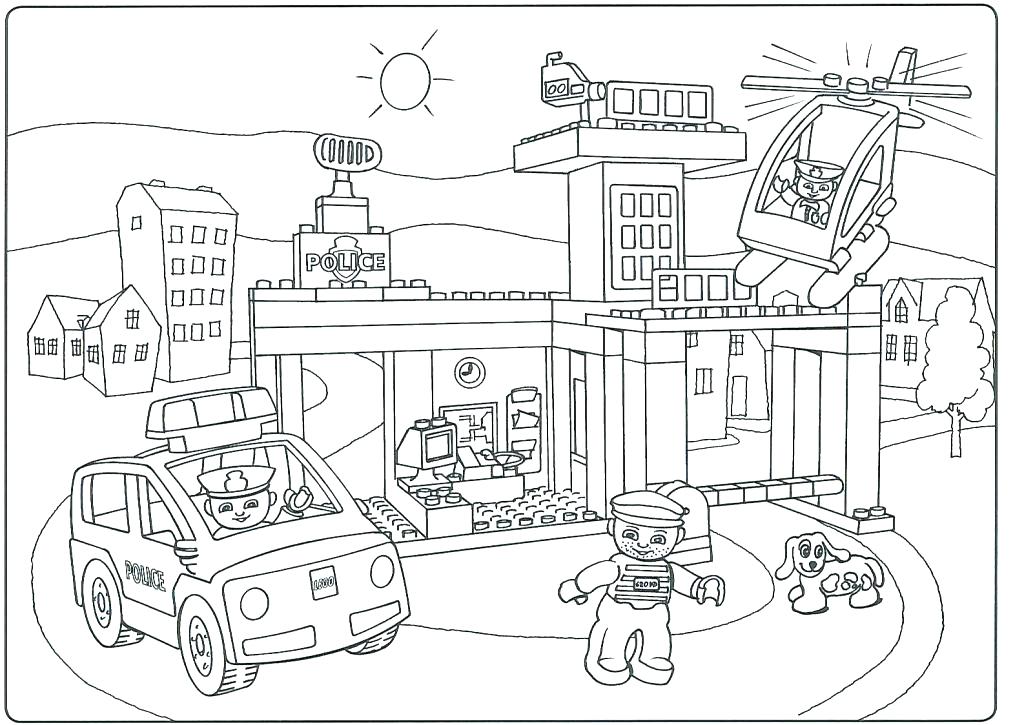 1024x725 Lego City Coloring Sheets Town Coloring Page City Coloring Pages