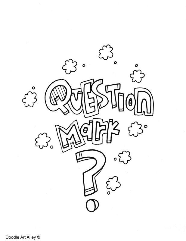 618x800 Punctuation Coloring Pages