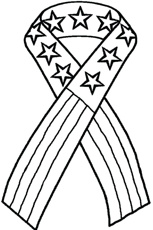 528x792 Red Ribbon Coloring Pages Ribbon Coloring Page Full Size