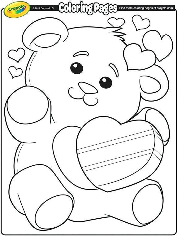 572x762 Teddy Bear Coloring Pages Free Printable Valentines Teddy Bear