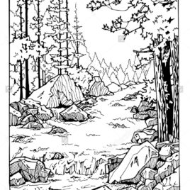 268x268 Coloring Page Waterfall Kids Drawing And Coloring Pages