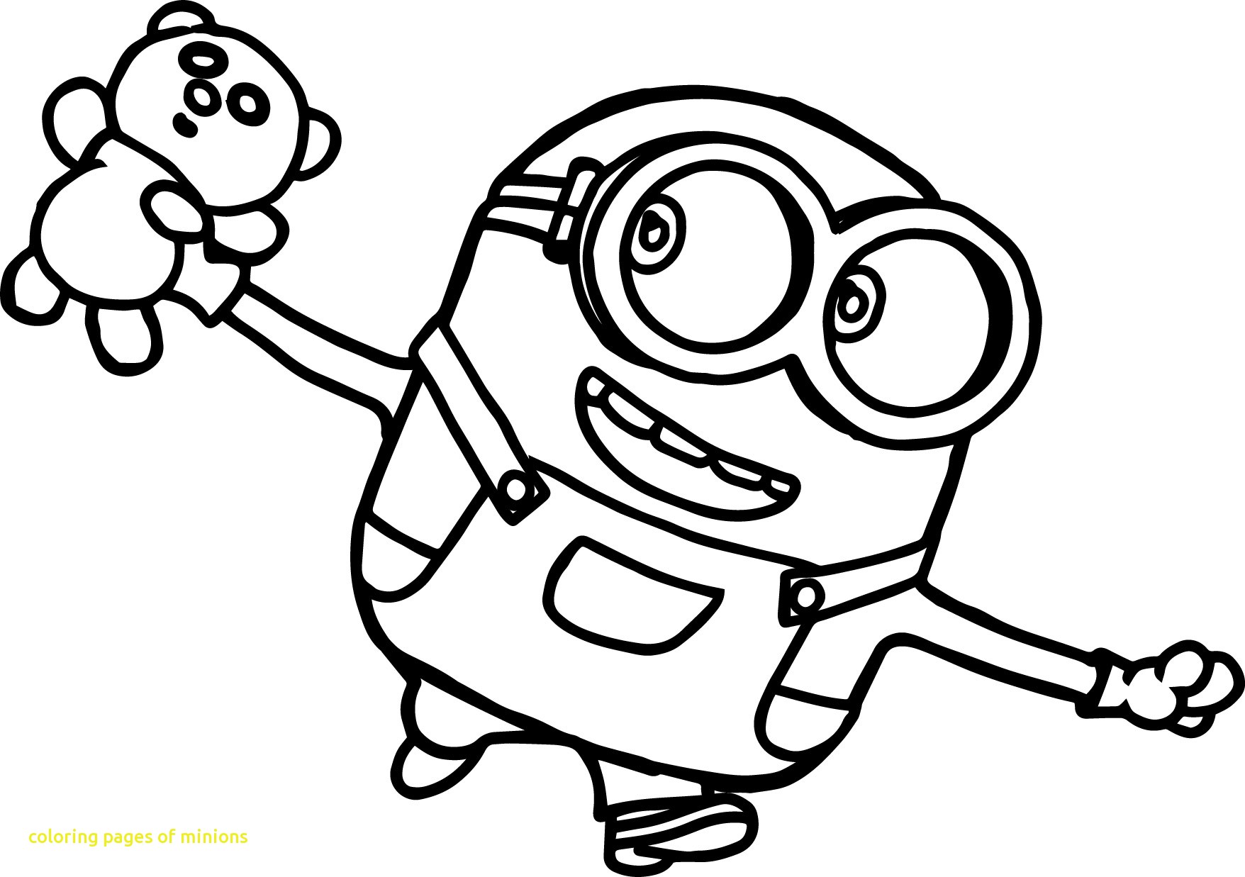 1756x1237 Coloring Pages Of Minions With Bob Minions Movie Coloring
