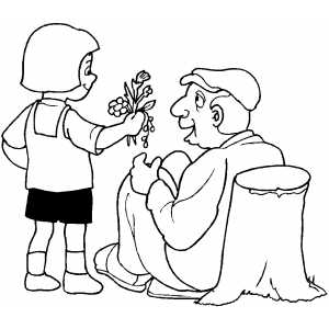 300x300 Giving Coloring Pages