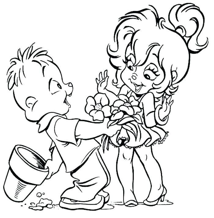 700x714 The Chipettes Coloring Pages Coloring Pages And The Chipmunks Who