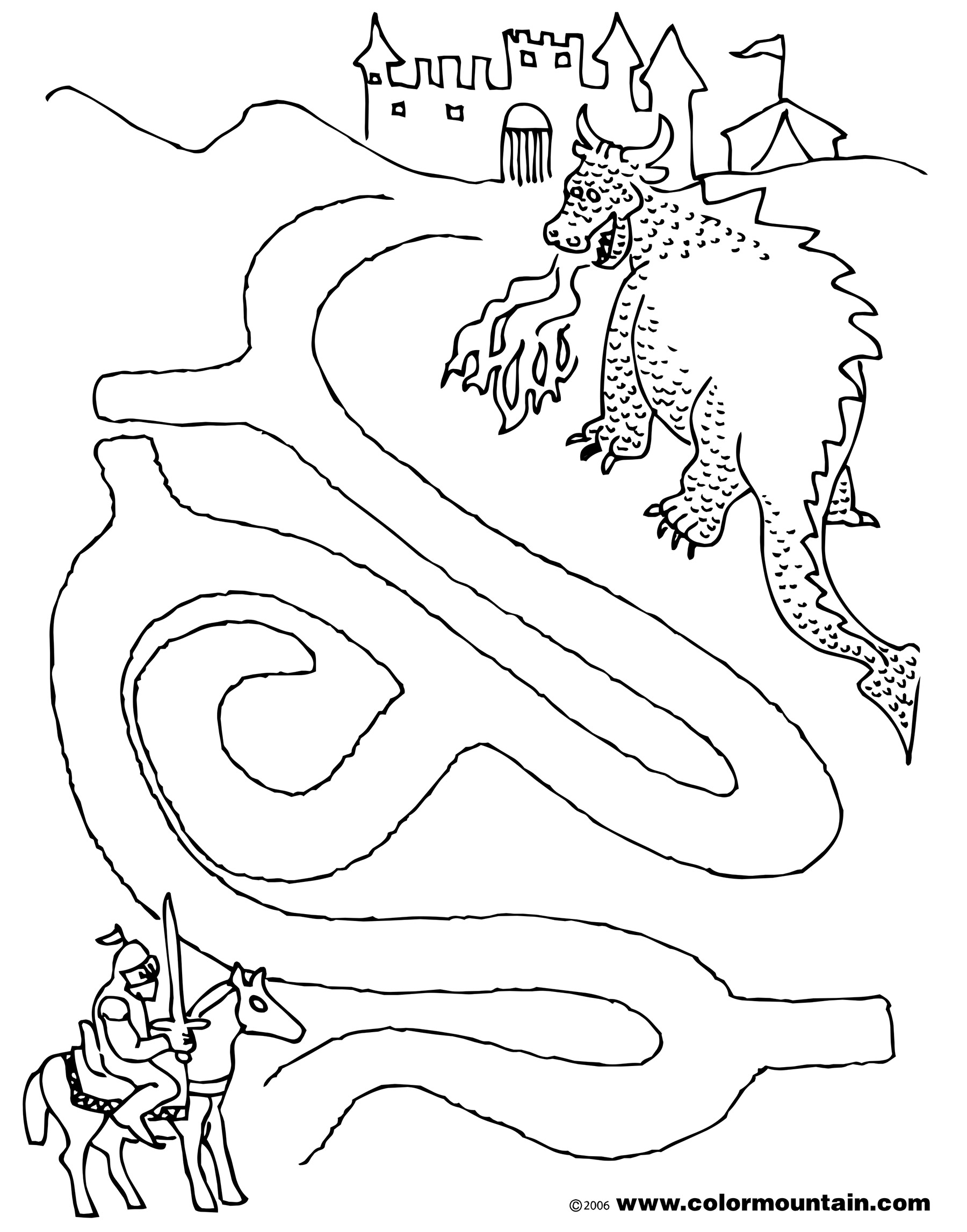 1800x2294 Best Photos Of Dragon Maze Printable Coloring Pages