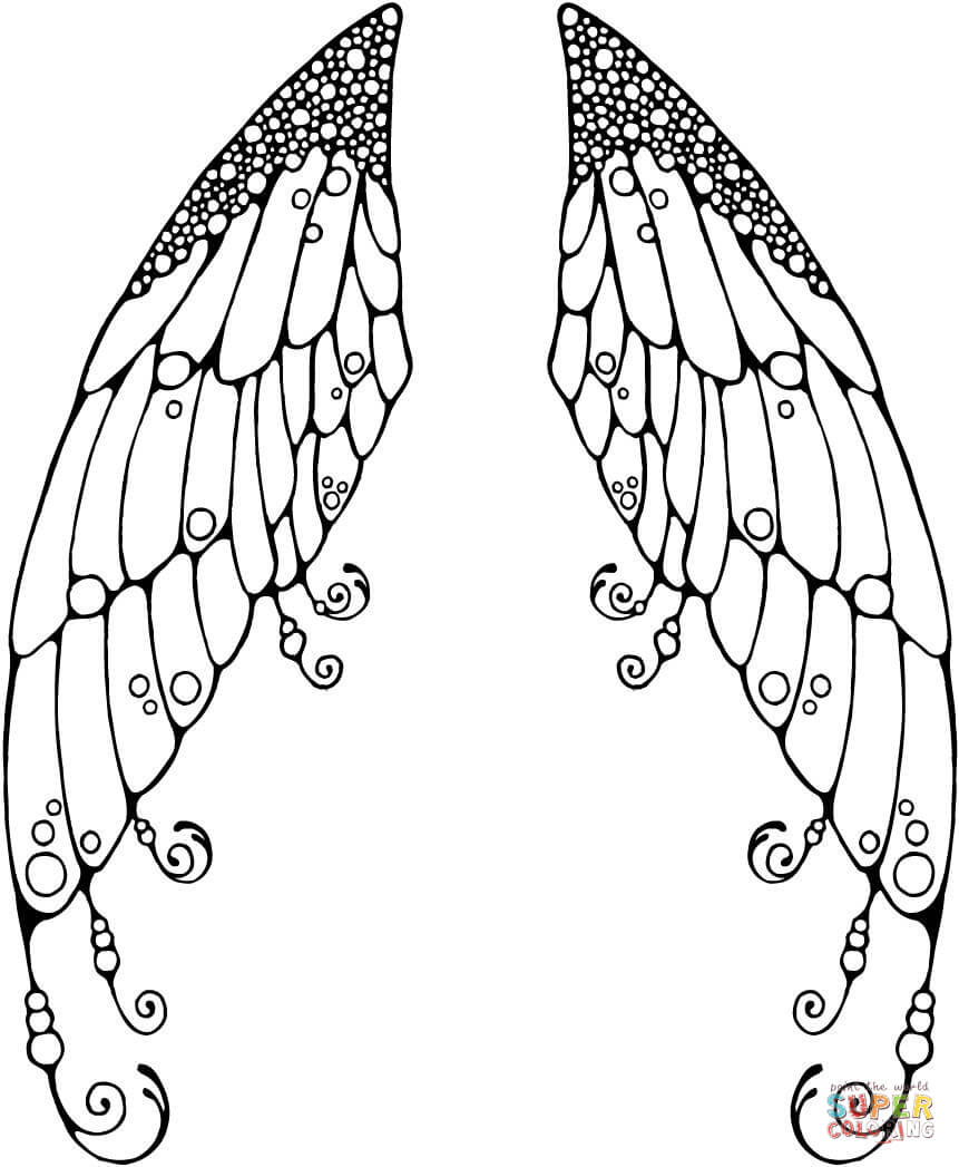 861x1047 The Truth About Angel Wings Coloring Pages