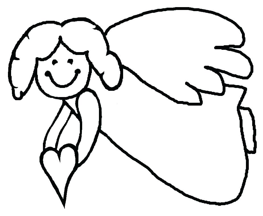 925x759 Angel Wings Coloring Pages Angels Coloring Pages Print Plus Angel