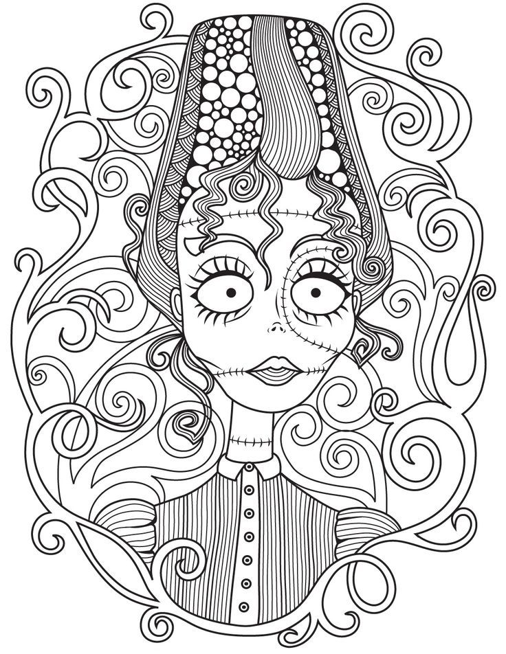 736x952 Halloween Coloring Page Colorish Free Coloring App For Adults