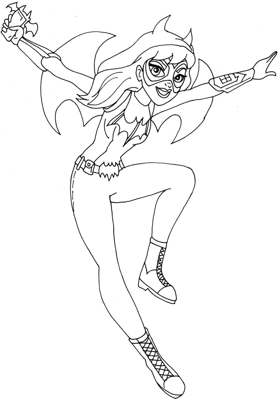 1116x1600 Batgirl Coloring Pages Girl Superhero Fresh Free Printable Super