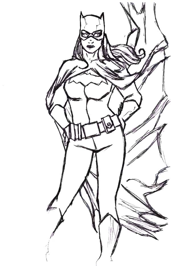 600x934 Awesome Batgirl Coloring Pages Best Place To Color