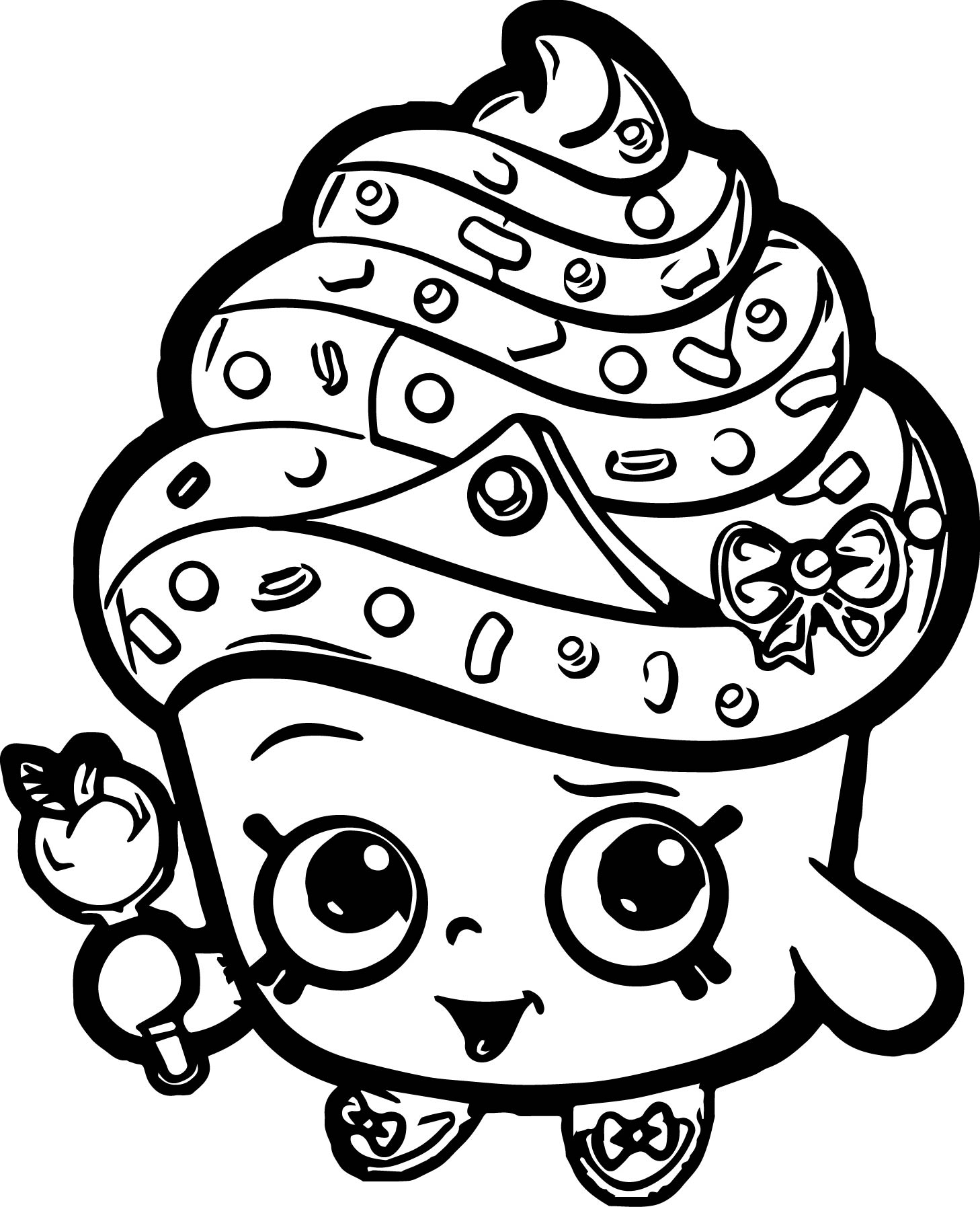 1458x1795 Shopkins Coloring Pages Big Download