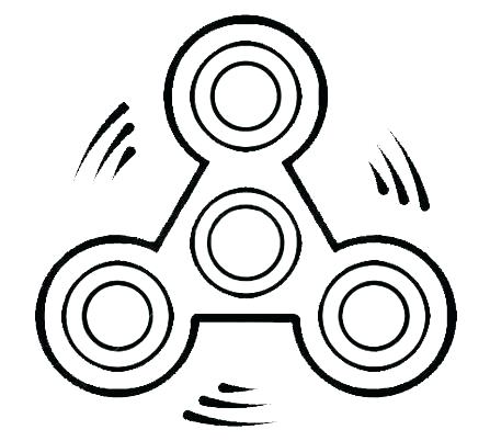 447x402 Fidget Spinner Coloring Book