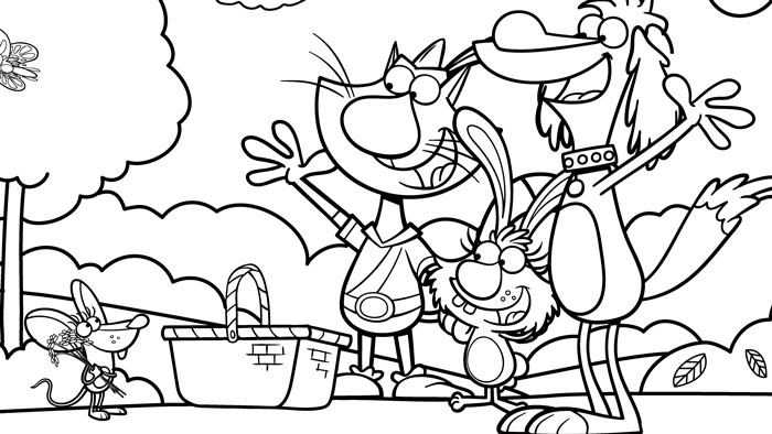 700x394 Nature Cat Coloring Pages Wttw Chicago Public Media