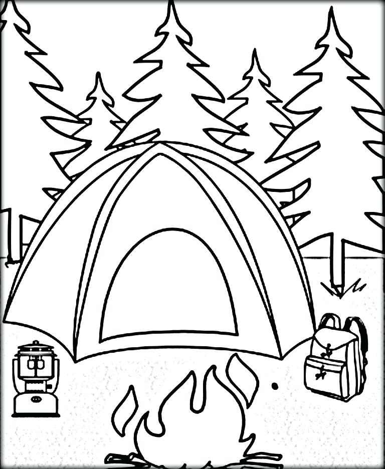768x936 Camping Coloring Pages Free Camping Coloring Pages To Print
