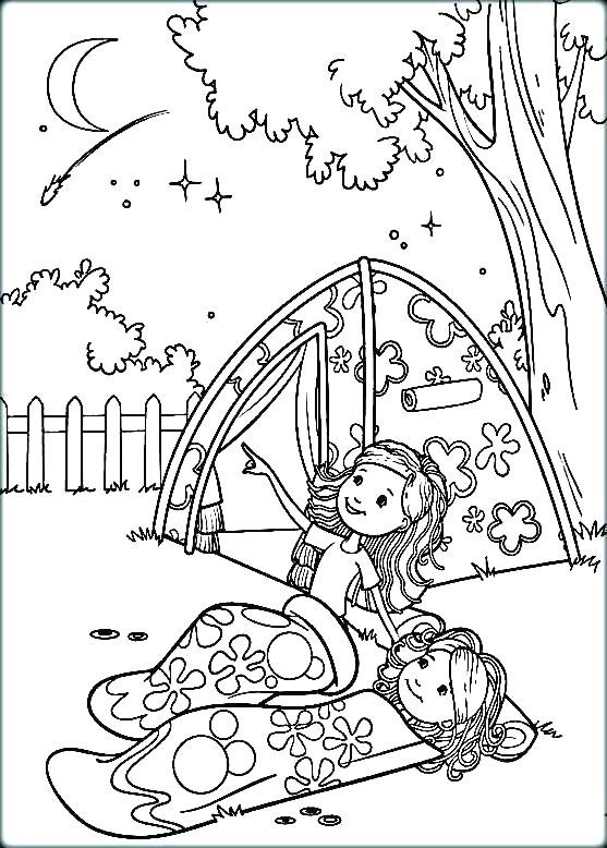 557x778 Camping Coloring Pages To Print Travel Coloring Pages Camping