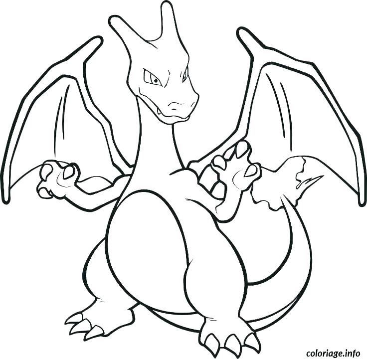 736x720 Mega Charizard Y Coloring Pages