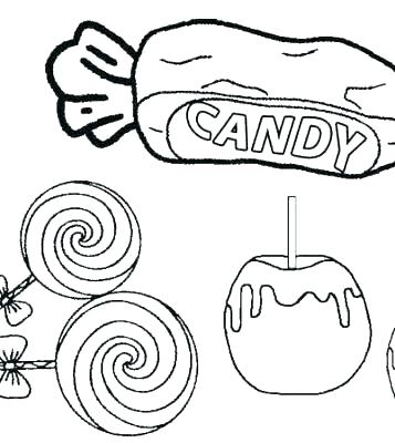 357x400 Candy Coloring Pages To Print Sugar Free Printable Christmas Candy