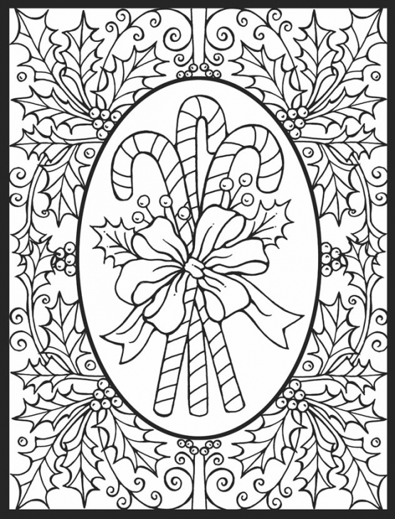 555x730 Doodle Coloring Pages For Christmas