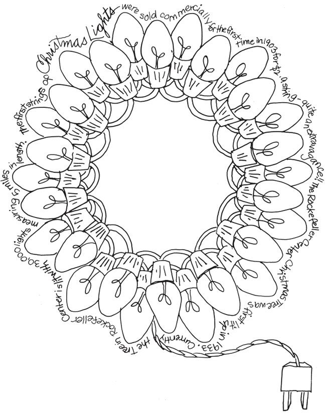 650x826 Free Printable Christmas Colouring Pages For Adults