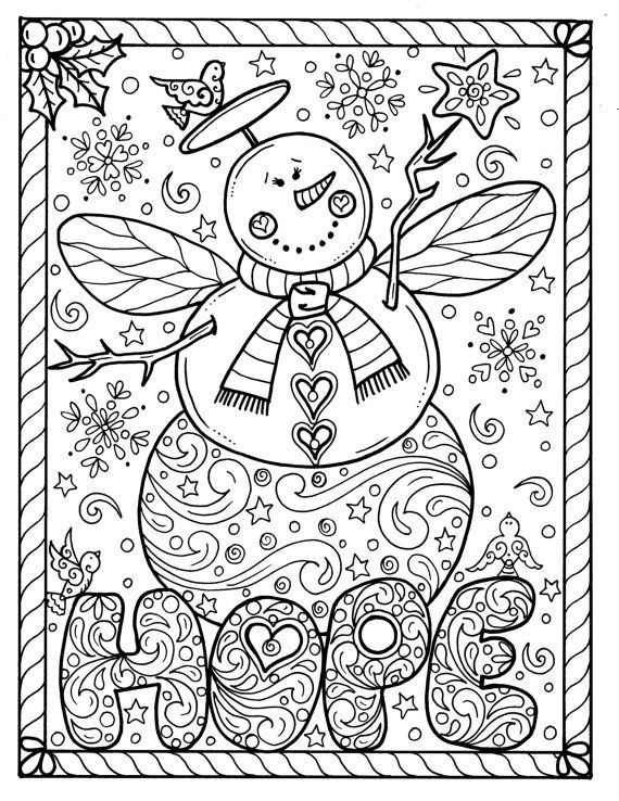 Coloring Pages Christmas For Adults at GetDrawings | Free download