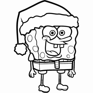 300x300 Nickelodeon Christmas Coloring Pages Patrick Star Spongebob