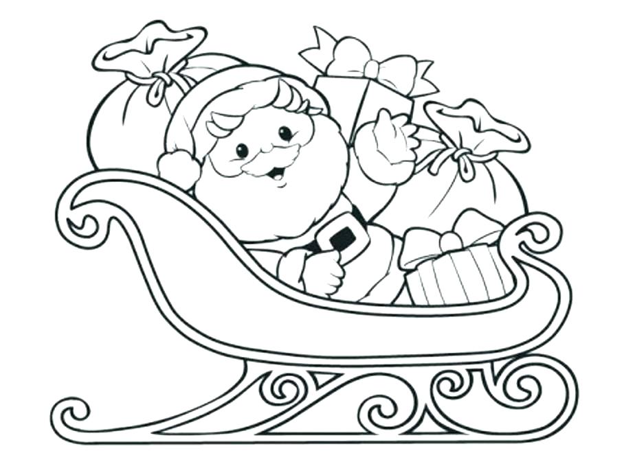 924x660 Printable Coloring Pages Christmas Santa