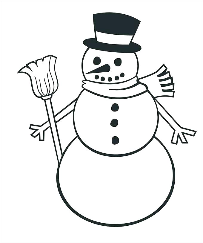 680x813 Snowman Coloring Pages Free Snow Man Coloring Pages Coloring