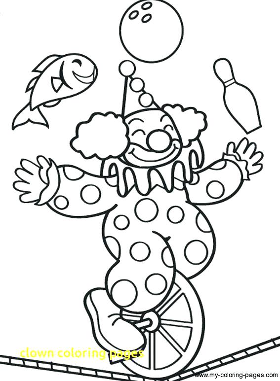 567x773 Clown Printable Coloring Pages Cheap Circus Coloring Pages Image