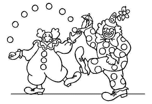 584x400 Coloring Circus Coloring Pages Free Printable Sheets Clown