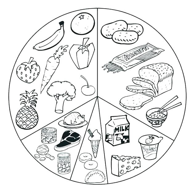 630x631 Food Coloring Pages