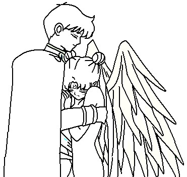 371x351 Couple Coloring Page
