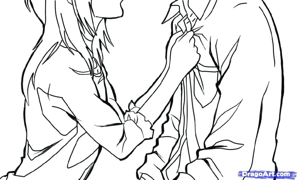 945x575 Astonishing Astounding Cute Anime Couples Coloring Pages Best