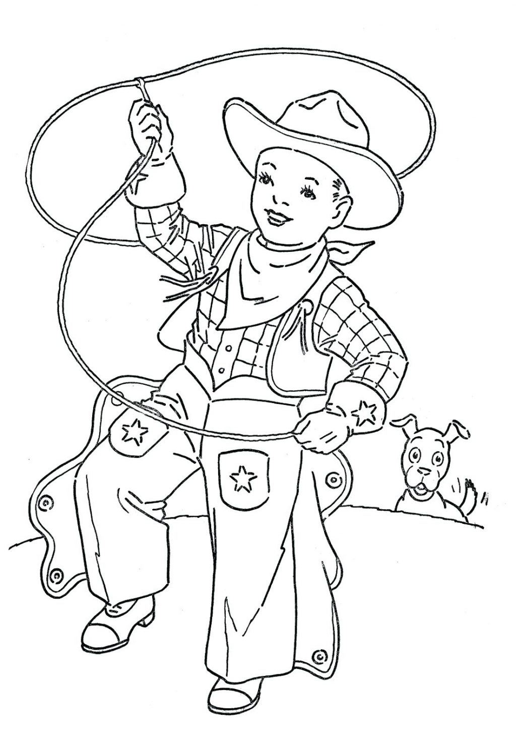 1024x1487 Coloring Pages Cowgirl Coloring Pages Popular Cowboy Pictures