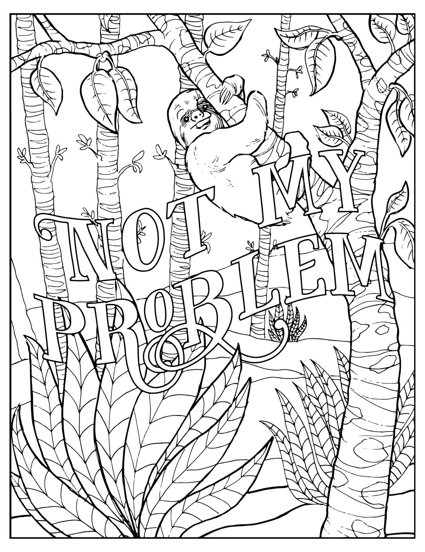 1399x1817 Swear Word Coloring Pages Free Free Printable Adult Coloring