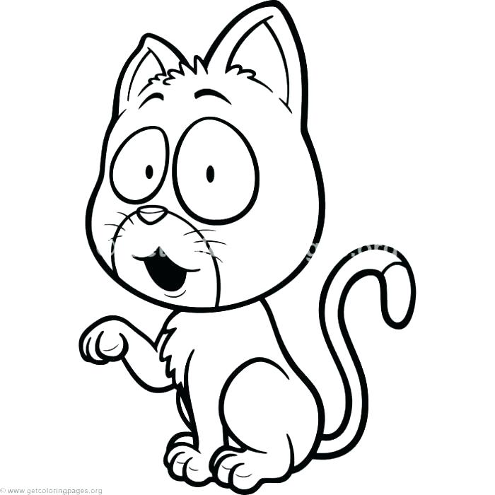 700x700 Cute Cat Coloring Pages Cute Cat Coloring Pages Funny Cat Coloring