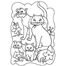 230x230 Top Free Printable Cat Coloring Pages For Kids