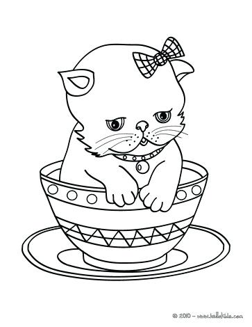 363x470 Cat Coloring Pages Free Pets And Animals Coloring Pages Cute Cat