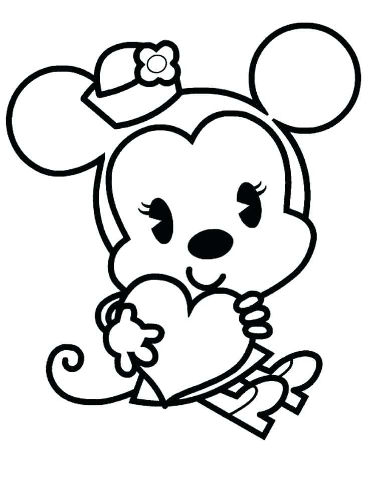750x1000 Cute Disney Coloring Pages