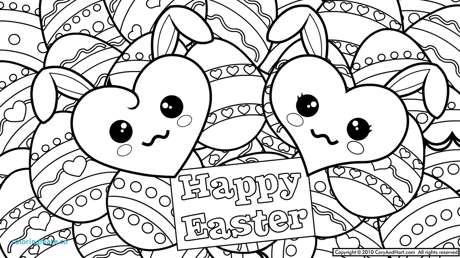 1600x900 Coloring Pages Cute Fresh Easter Gt New Disney