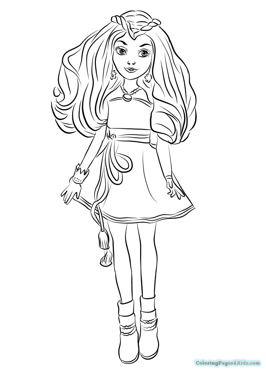 858x1200 Descendants Coloring Pages Coloring Pages For Kids