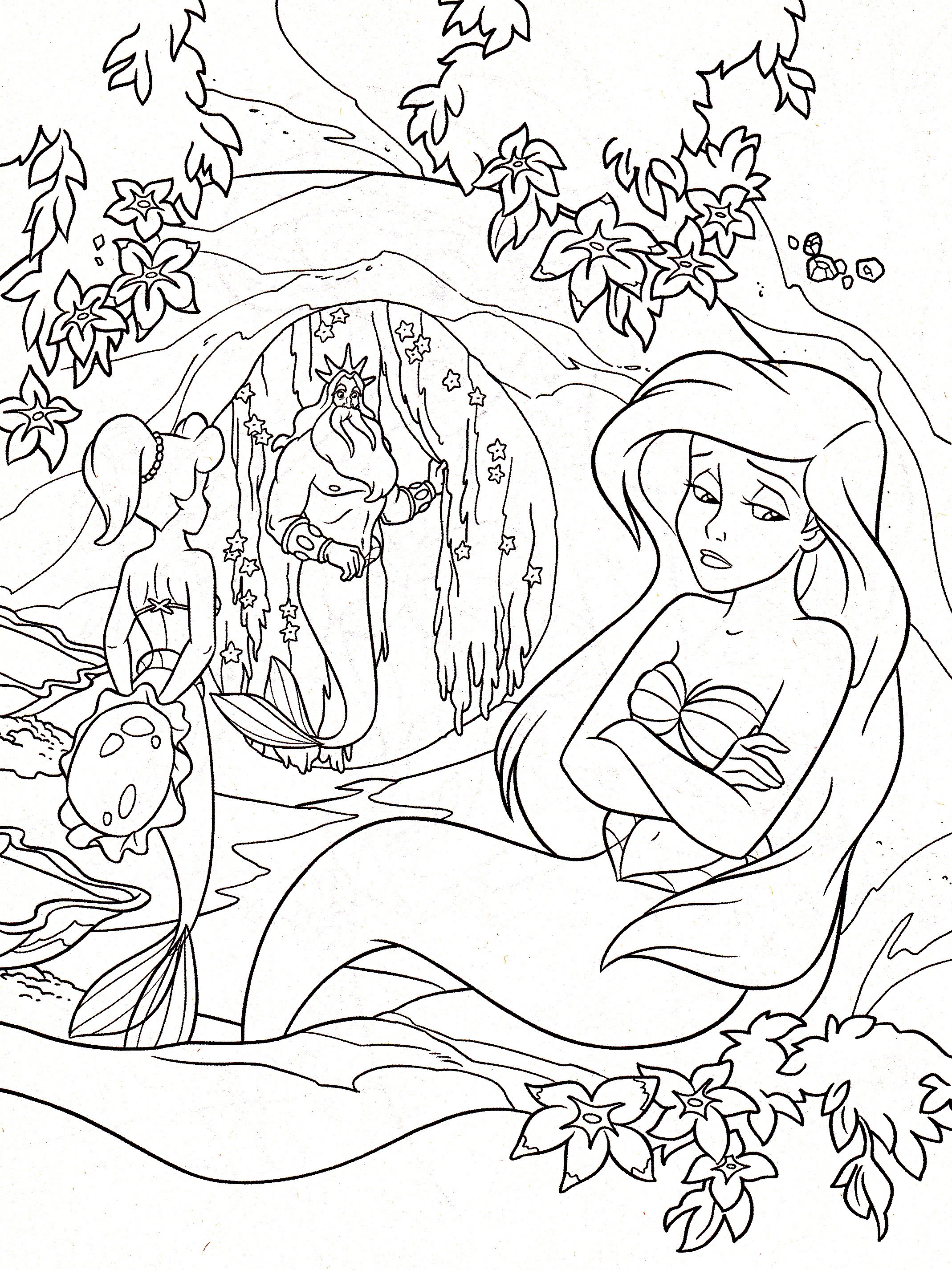 2138x2853 Disney Princess Ariel Coloring Pages