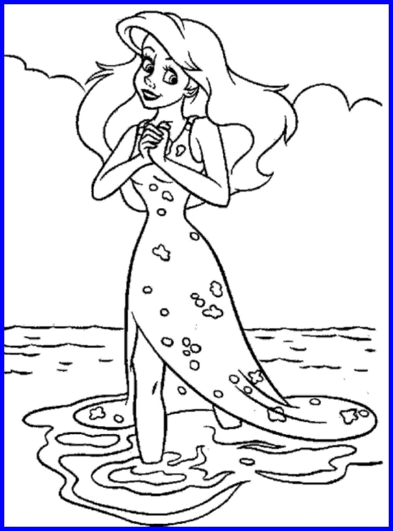 1303x1759 Fascinating Terrific The Little Mermaid Coloring Pages Of To Print