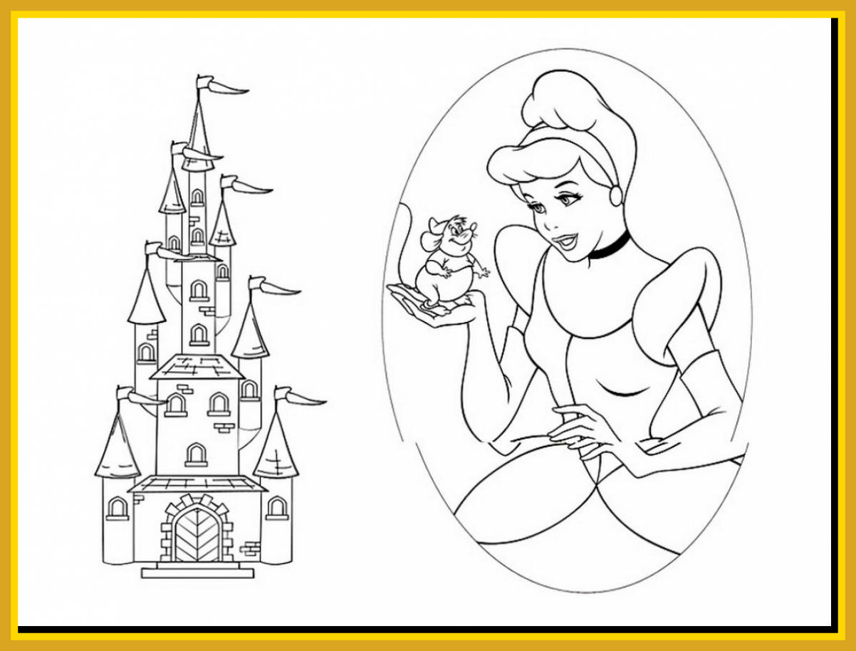 1202x914 Inspiring Disney Castle Coloring Pages Printable Panda Book Pic