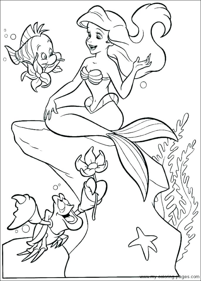 685x960 Free Coloring Pages Of Princess Ariel Coloring Pages Baby Coloring