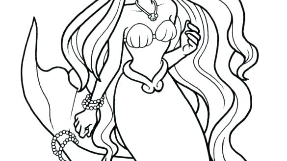 585x329 Ariel Color Pages Melody Coloring Pages Pictures Of Mermaids