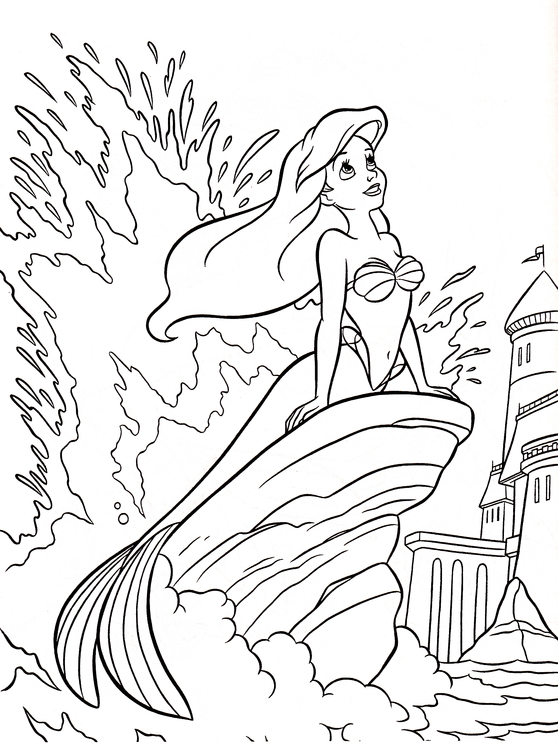 1910x2545 Disney Coloring Pages Ariel Depetta Coloring Pages Disney